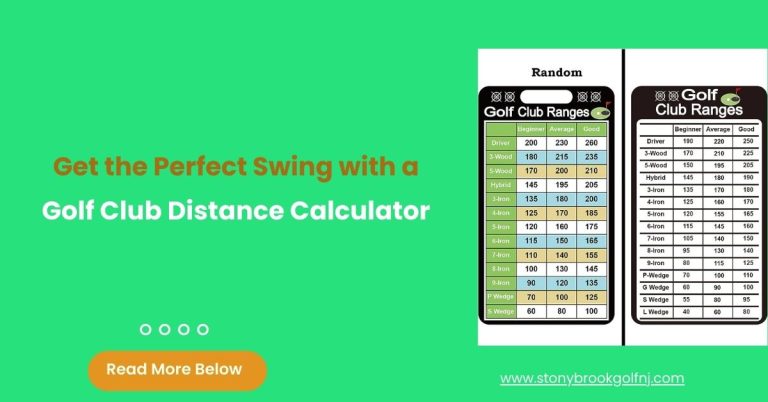 Golf club distance calculator 10