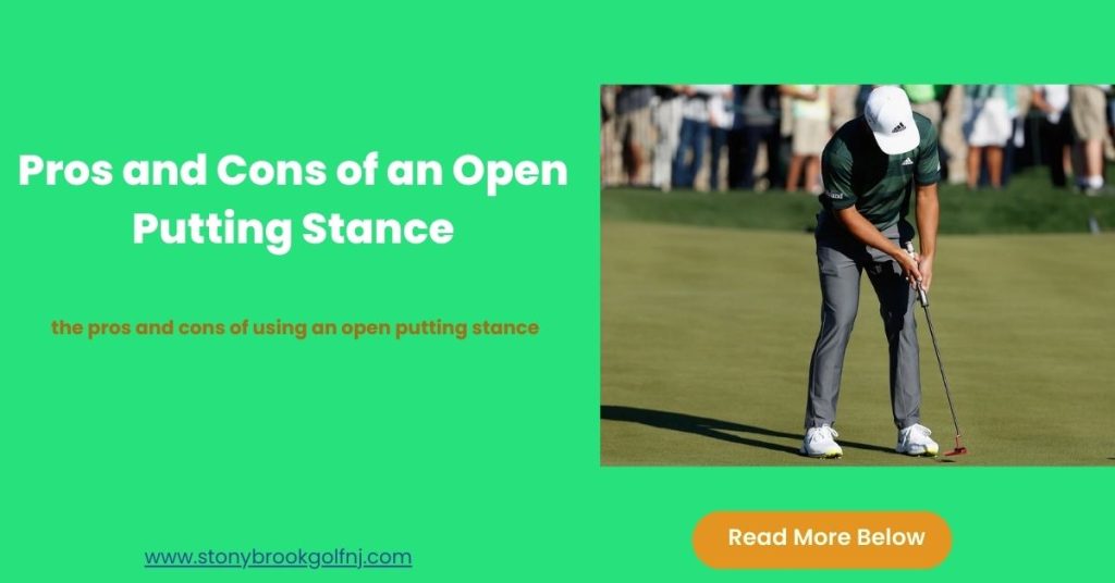 Open putting stance 15